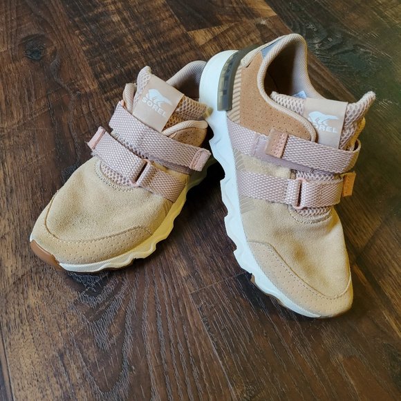 Sorel Shoes - Sorel Kinetic Light Strap Dove Velcro Sneakers